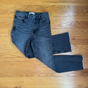 Zara Cropped Mini Flare Jeans